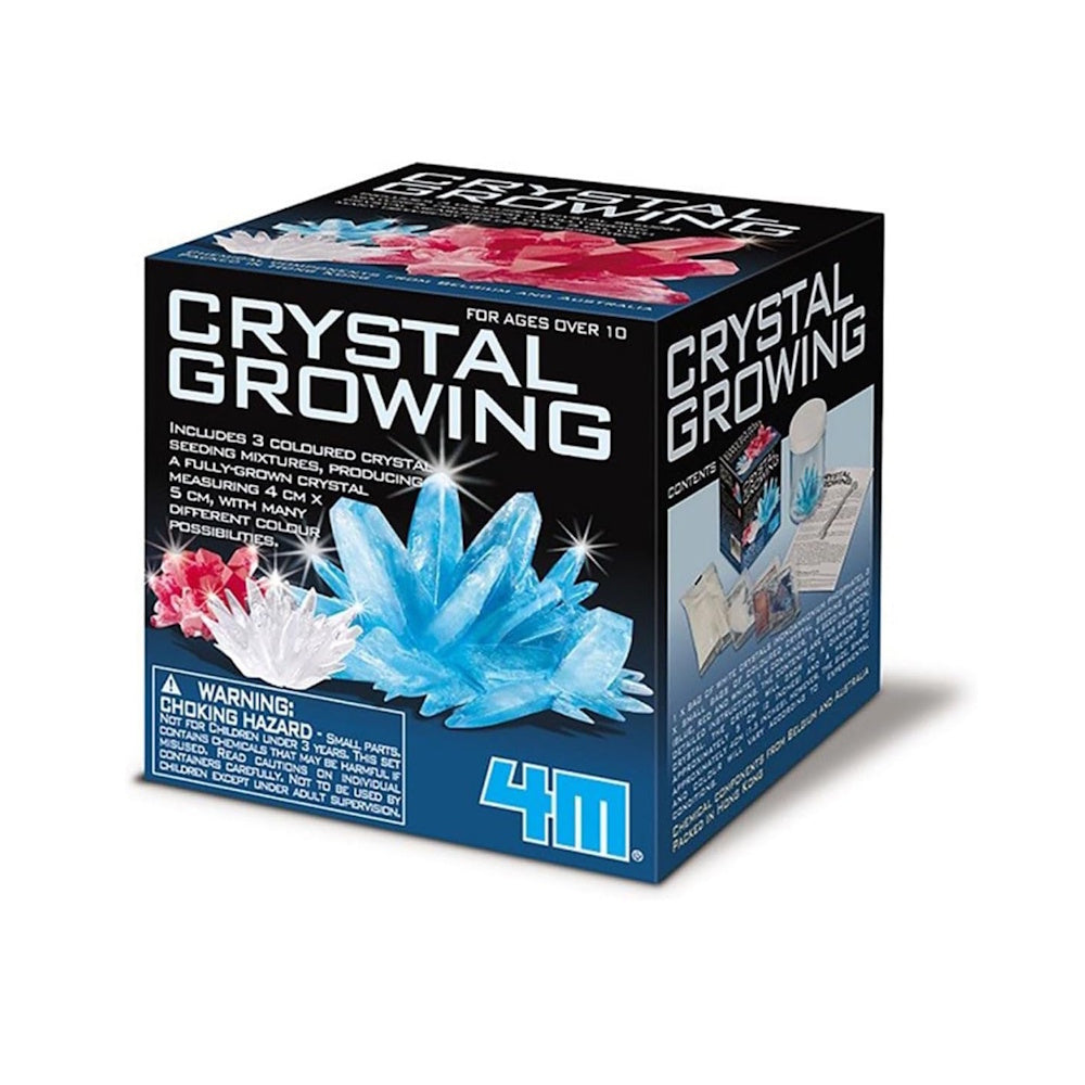 4M Kidz Labs Crystal Science Kit - Kit Scavo Cristalli Per Bambini, Gioco Scientifico E Educativo