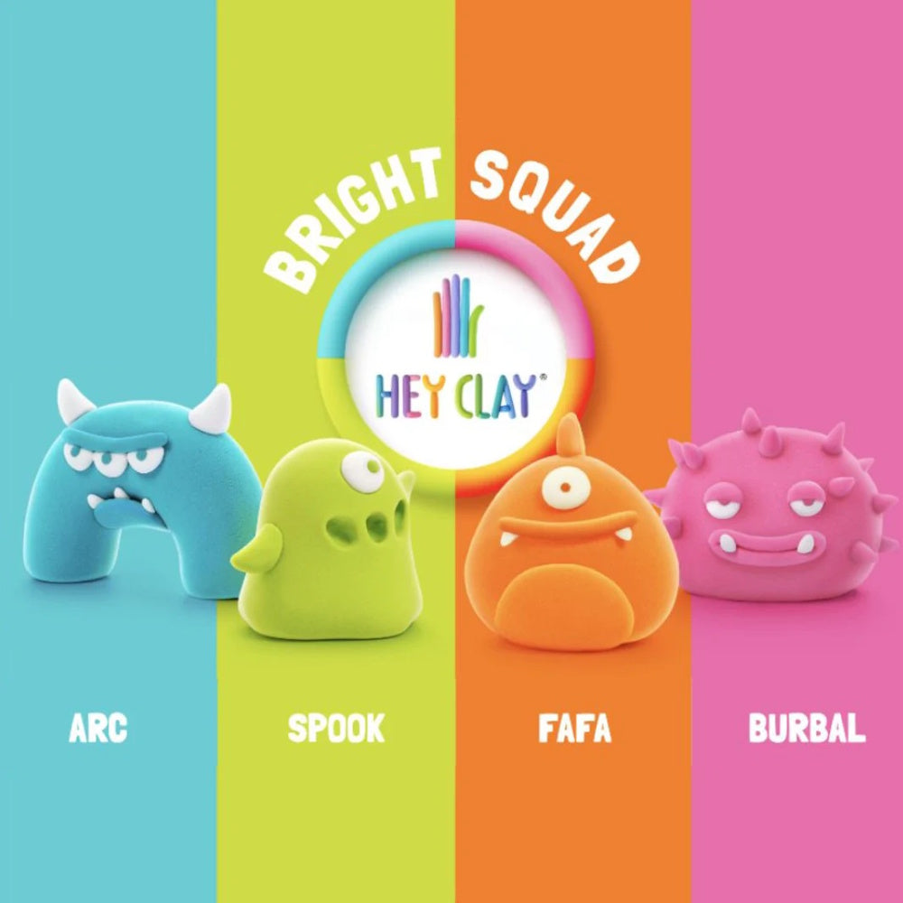 hey clay monsters Hey Clay - Bright Squad Monster (Single Can) – Happily
