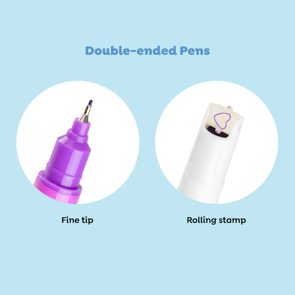Roller Pattern Pens 6pk – Happily - For Happy Minds