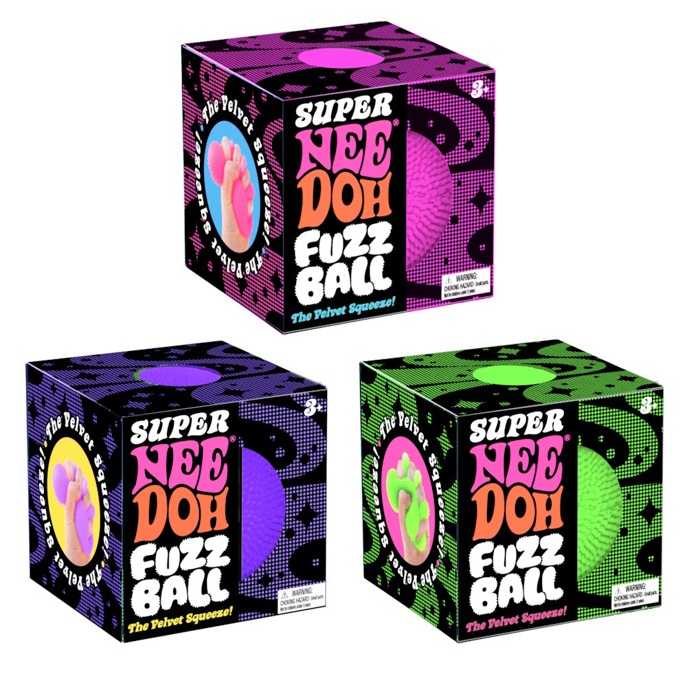 Super NeeDoh Fuzz Ball – Happily - For Happy Minds