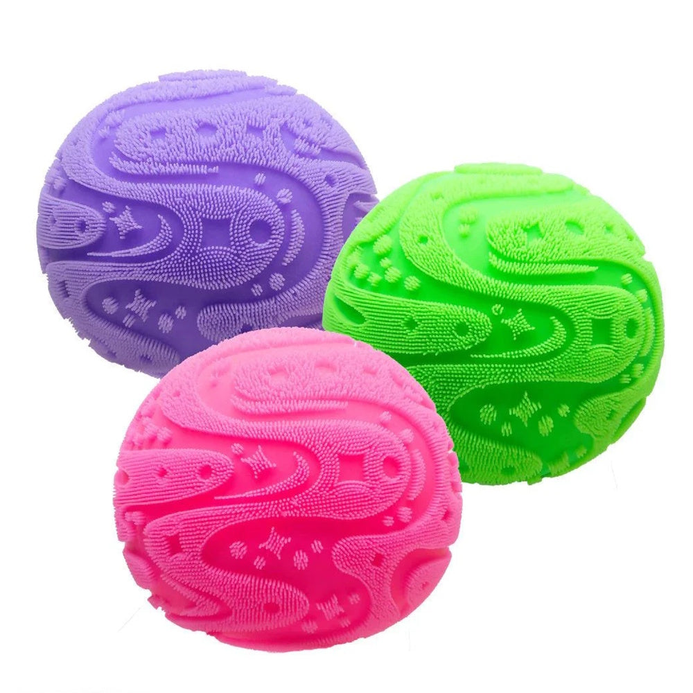 NeeDoh Super Fuzzball Squishy Fidget Toy Green main image 1
